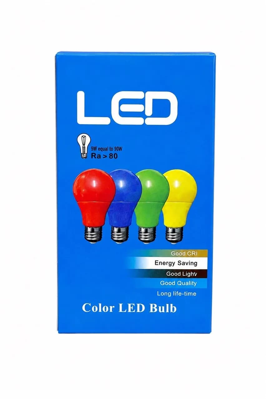 مصباح LED ملون