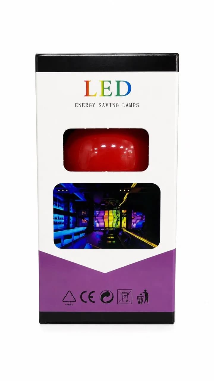 مصباح LED ملون 7 واط