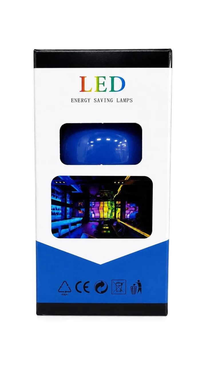 مصباح LED ملون أزرق 7 واط